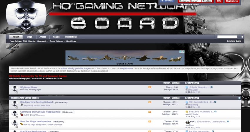 HQ Gaming Community Board